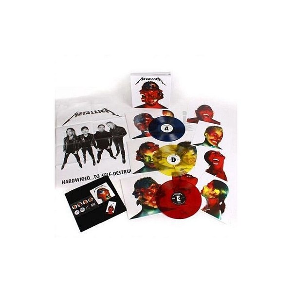 LP Vinil Triplo + CD Metallica Hardwired... To Self-Destruct