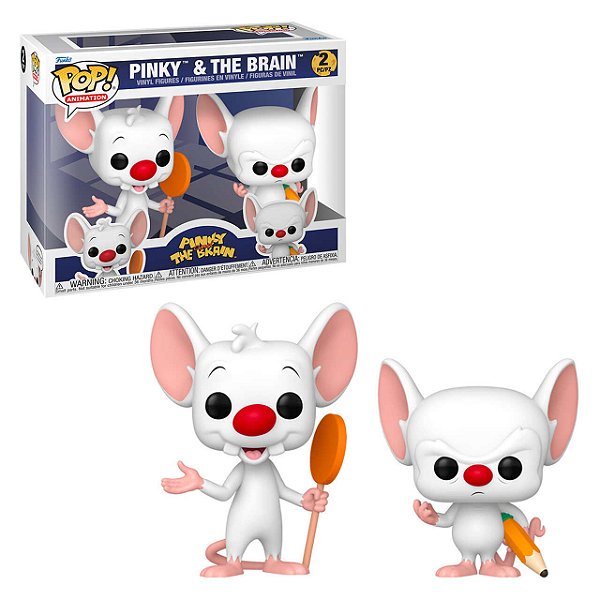 Funko Pop! Animation Pinky e o Cérebro (Pack 2)