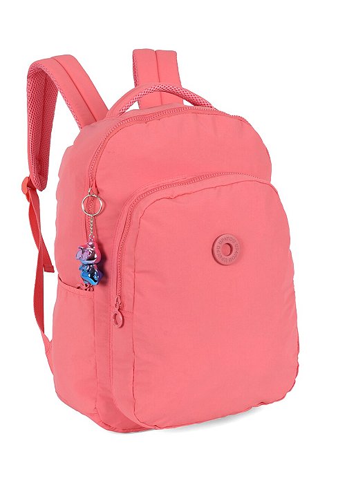 Mochila de Costas Crinkle UP4YOU Salmão Luxcel