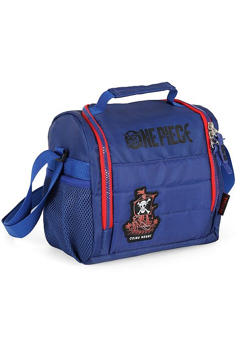 Lancheira Térmica Escolar One Piece Going Merry Azul Luxcel