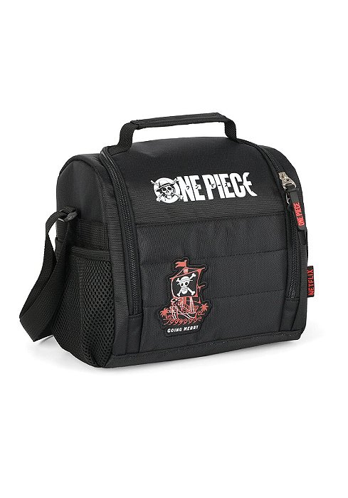 Lancheira Térmica Escolar One Piece Going Merry Preto Luxcel