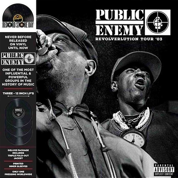 LP Vinil Triplo Public Enemy Revolverlution Tour 2003