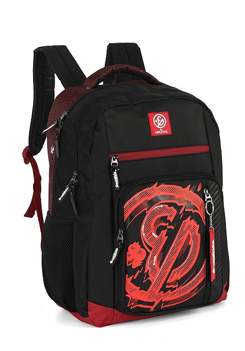 Mochila de Costas Enaldinho Vermelha Luxcel