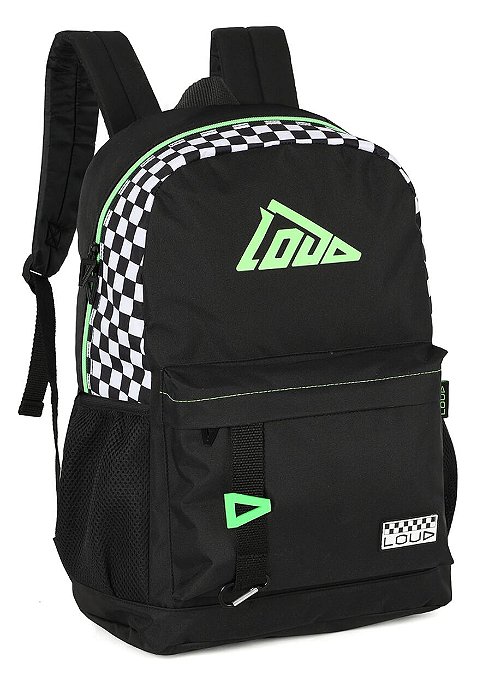 Mochila de Costas LOUD Verde Luxcel