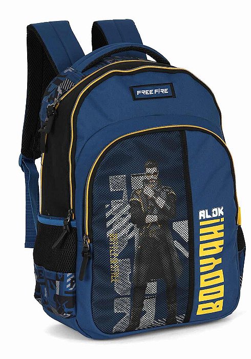 Mochila Costa Free Fire Alok Azul Luxel