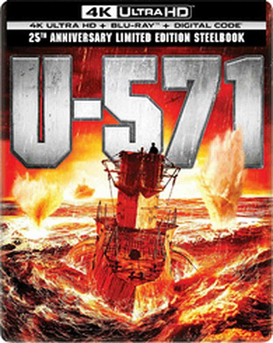 Steelbook 4K UHD U 571 A Batalha do Atlântico (Sem PT)