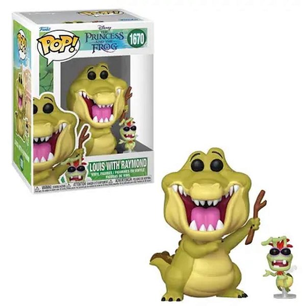 Funko Pop! Disney A Princesa o Sapo Louis With Raymond 1670