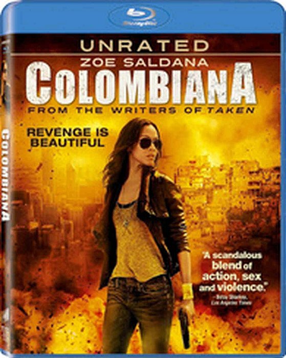 Blu Ray Colombiana Em Busca de Vingança
