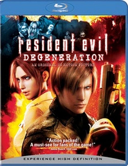 Blu Ray Resident Evil Degeneração