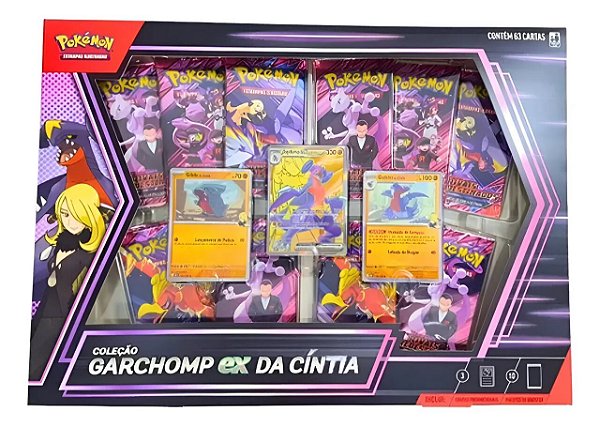 Box Cartas Pokémon Garchomp Ex Da Cíntia