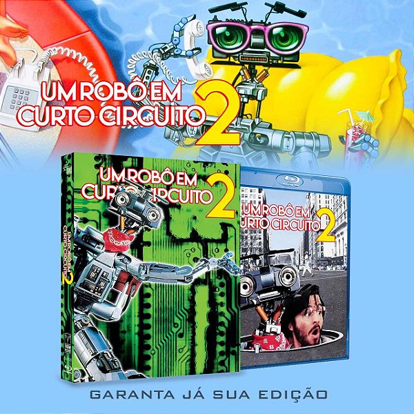 Blu-ray Um Robô Em Curto Circuito 2 (Short Circuit 2)