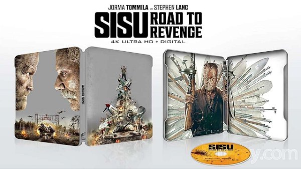 Steelbook 4K UHD Sisu Estrada da Vingança (Sem PT)