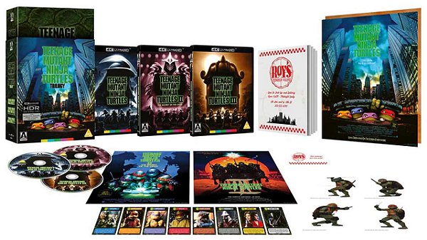 4k UHD As Tartarugas Ninjas (Trilogia) Collection Edition