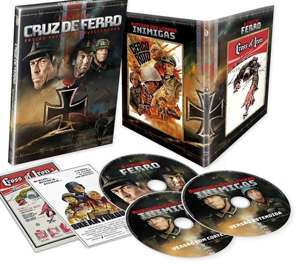 Dvd Coleção Cruz de Ferros (3 Filmes)