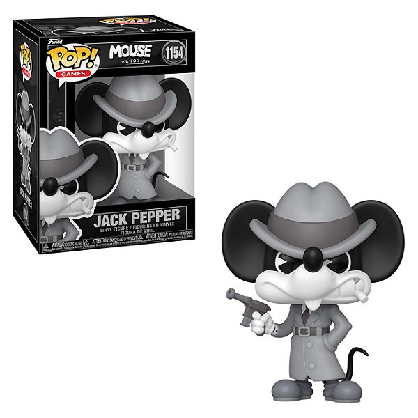 Funko Pop! Games Mouse PI For Hire Jack Pepper 1154