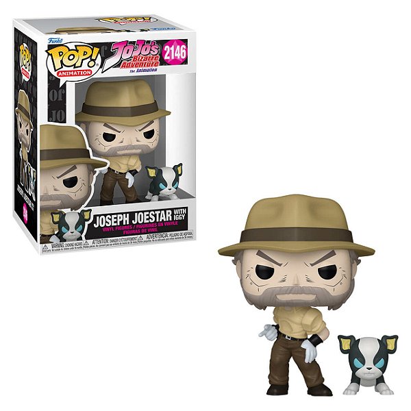 Funko Pop! Animation Jojos Bizarre Joseph Joestar Iggy 2146