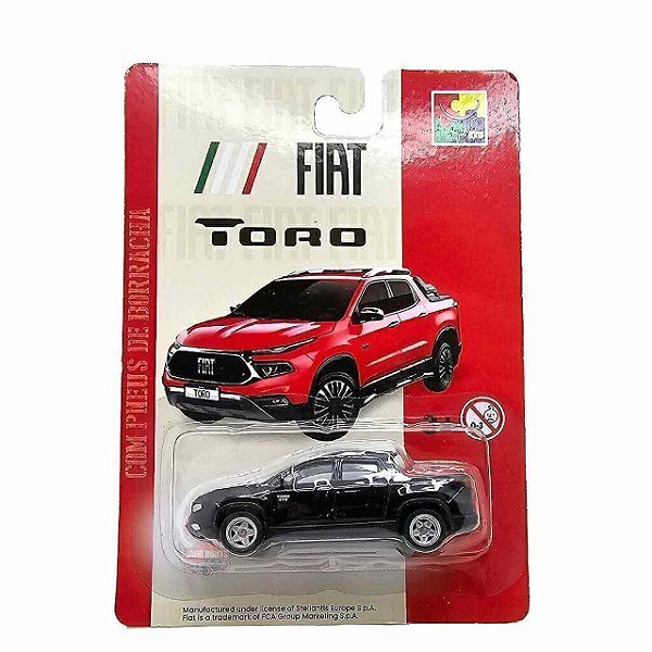 Carro Miniatura Fiat Toro Metal Preto