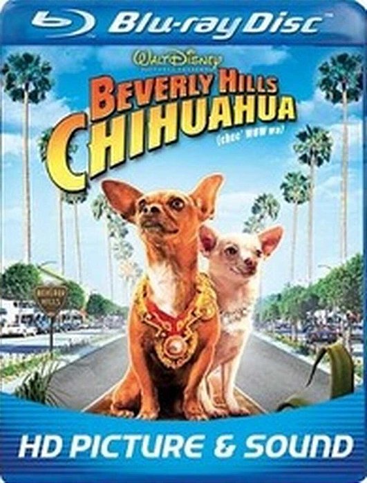 Blu Ray Perdido Pra Cachorro Beverly Hills Chihuahua ((Sem PT)