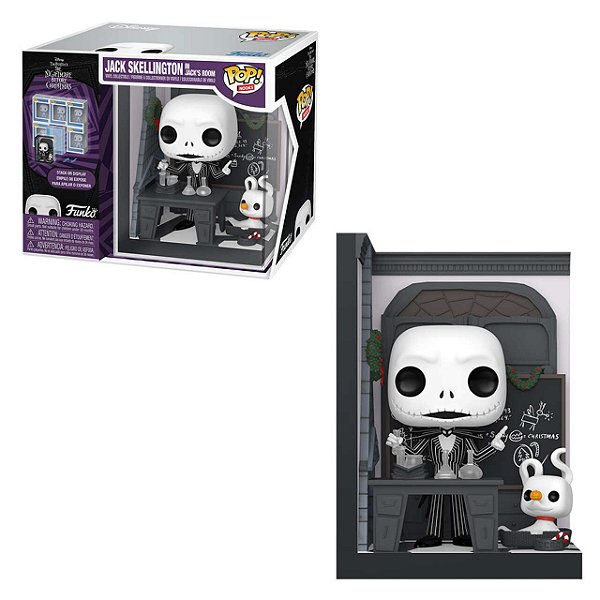 Funko Pop! Nooks Estranho Mundo de Jack Skellington In Room