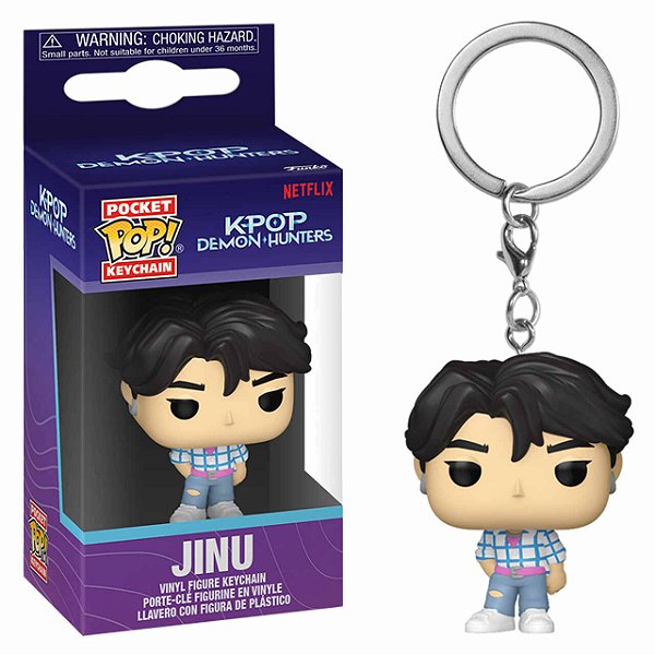 Funko Pop! Chaveiro Keychain KPop Demon Hunters Jinu