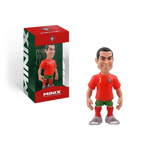Boneco Minix Cristiano Ronaldo CR7 Portugal Football Stars