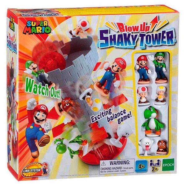 Jogo de Equilíbrio Super Mario Blow Up Shaky Tower