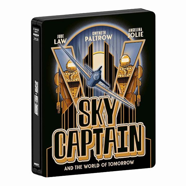 Steelbook 4K UHD Capitão Sky e o Mundo de Amanhã (Sem PT)