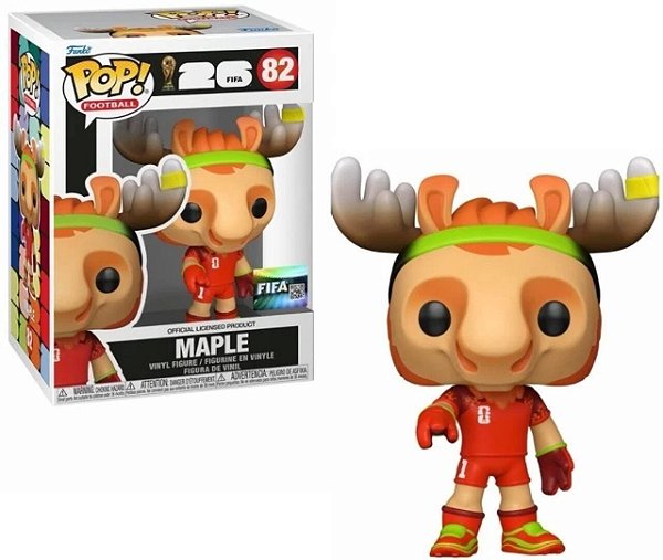 Funko Pop! Football Copa do Mundo Fifa 2026 Mascote Maple 85