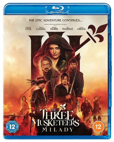 Blu Ray Os Três Mosqueteiros - Milady (SEM PT)