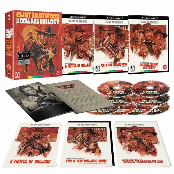 4K Ultra HD Trilogia dos Dólares Clint Eastwood Limited Edition