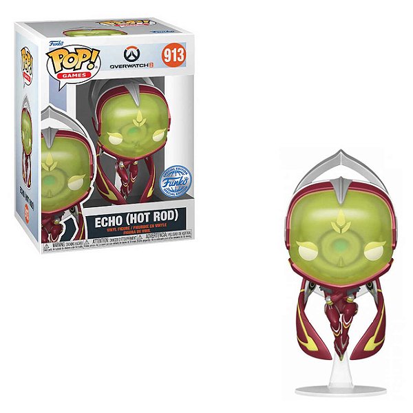 Funko Pop! Games Overwatch 2 Echo (Hot Rod) 913