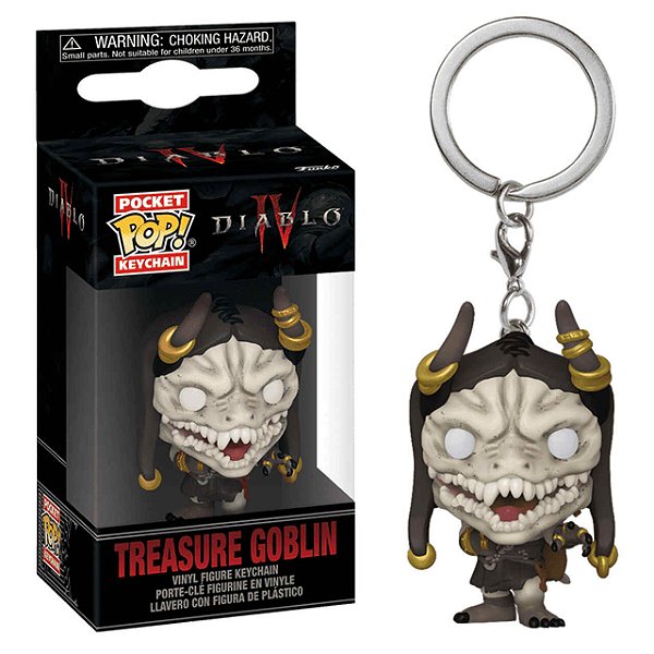 Funko Pop! Chaveiro Keychain Diablo IV Treasure Globin