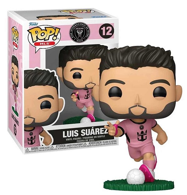Funko Pop! MLS Inter Miami Futebol Luis Suarez 12