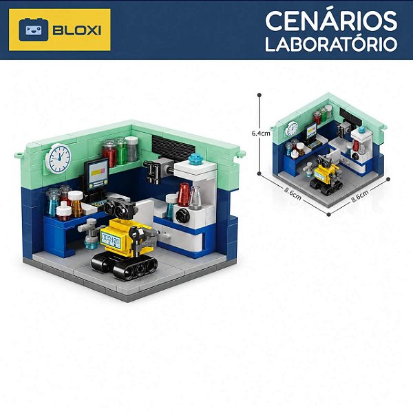 Bloco de Montar Laboratório Mini Indoor (BLOXI)