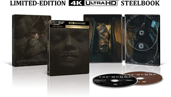 Steelbook 4K Ultra HD + Blu-Ray Maldição da Múmia (sem pt) Pre Venda 20/08