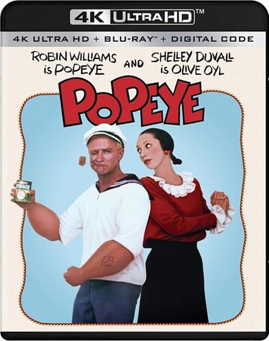 4K Ultra HD + Blu-Ray Popeye (45th Anniversary) (sem pt) Pre Venda 10/09
