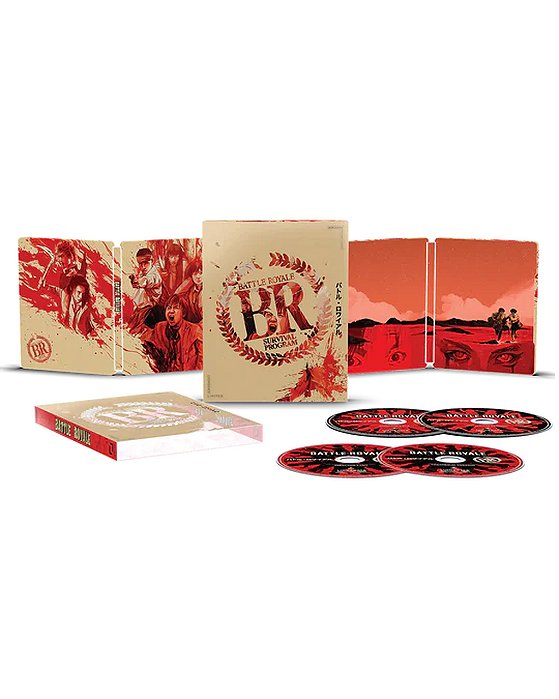 Steelbook 4K Ultra HD + Blu-ray Batalha Real (2000) (Sem PT)