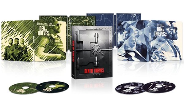 Steelbook 4K UHD + Blu-ray Coleção Covil de Ladrões (Sem PT)