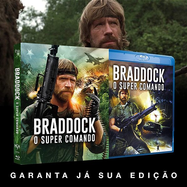 Blu-ray Braddock O Super Comando (1984 Chuck Norris) pre venda 17/08