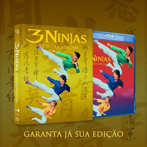 Blu-ray 3 Ninjas Contra Atacam (1994) PRE VENDA 24/08