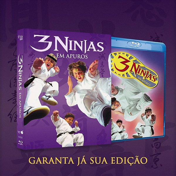 Blu-ray 3 Ninjas em Apuros (1995) PRE VENDA 24/08
