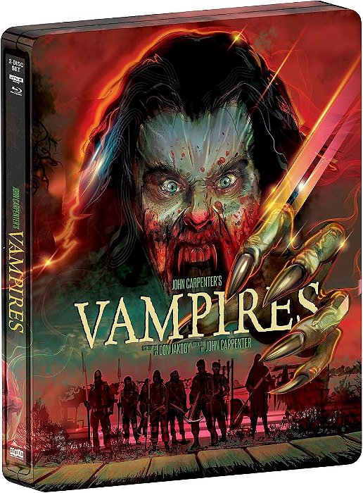 Steelbook 4K UHD + Blu-ray Vampiros de John Carpenter Sem PT