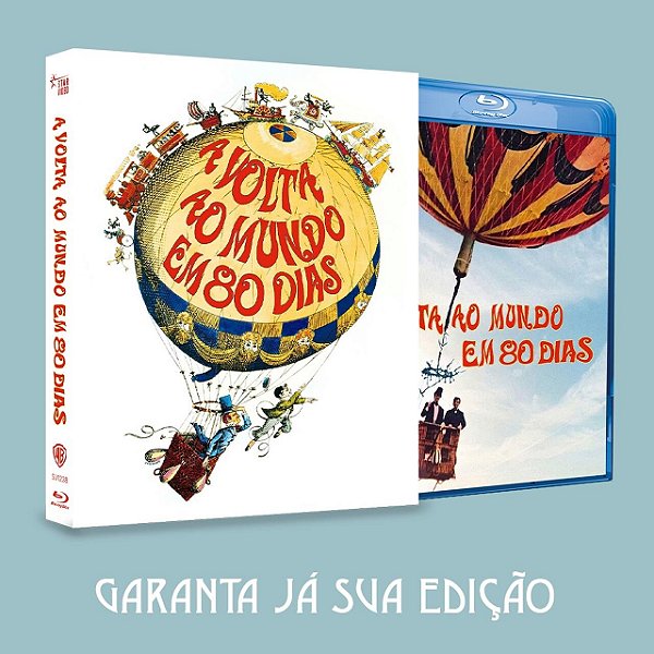 Blu-ray A Volta ao Mundo em 80 Dias (1956) PRE VENDA  27/08