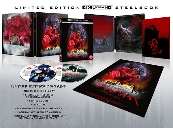 Steelbook 4K UHD 30 Dias de Noite Edição Limitada (Sem PT)