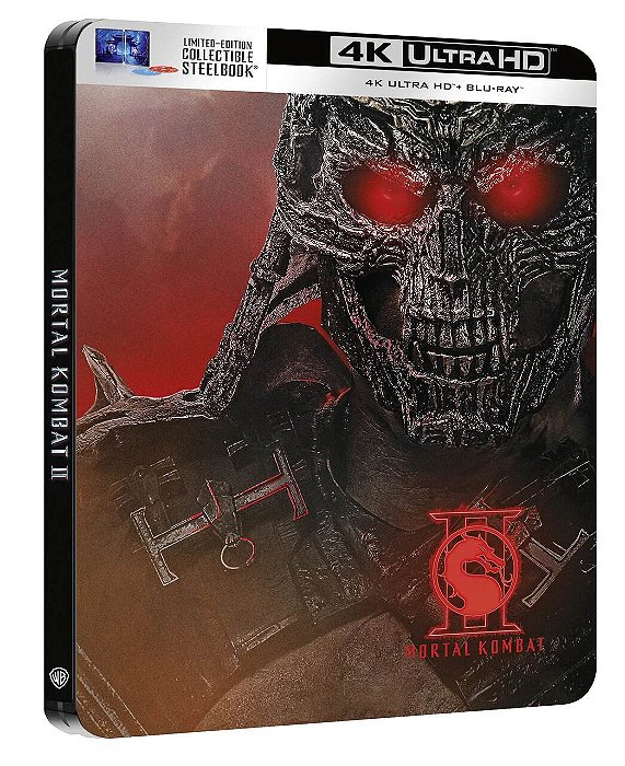 Steelbook 4K UHD Mortal Kombat II (2026 Sem PT)