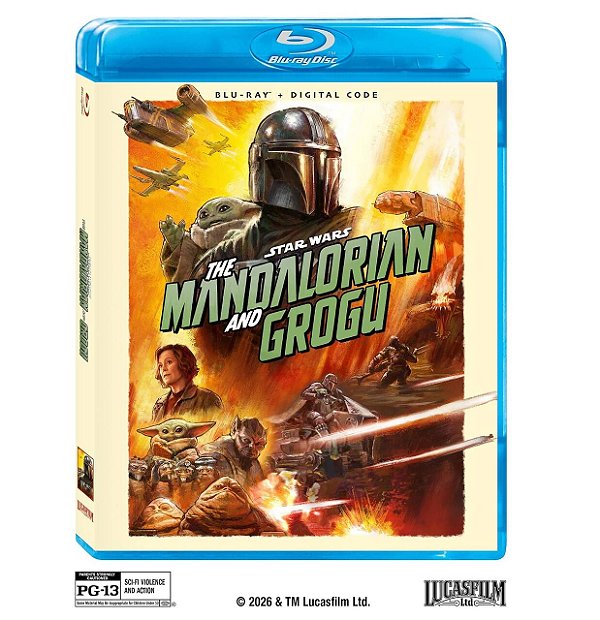 Blu-ray Star Wars O Mandaloriano e Grogu (sem pt) pre venda 20/09/26