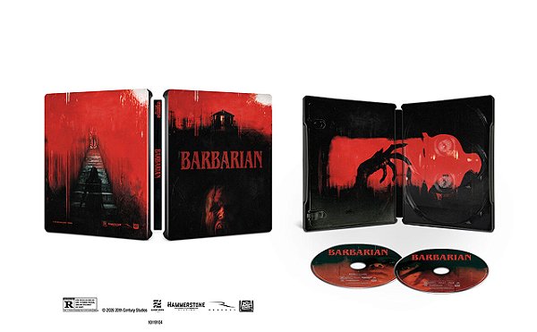 Steelbook 4K UHD + Blu-ray Noites Brutais Barbarian Limited Edition (UK sem pt) pre venda 10/10/26