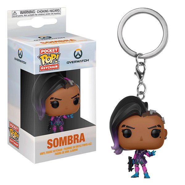 Funko Pop! Chaveiro Keychain Overwatch Sombra