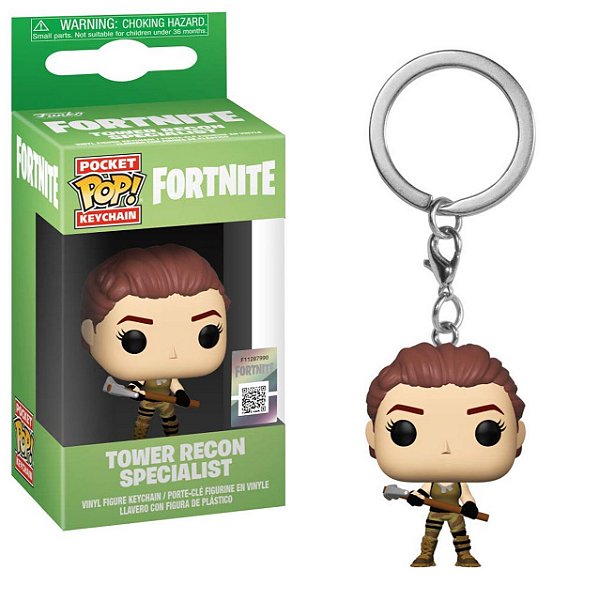 Funko Pop! Chaveiro Keychain Fortinite Tower Recon Specialist