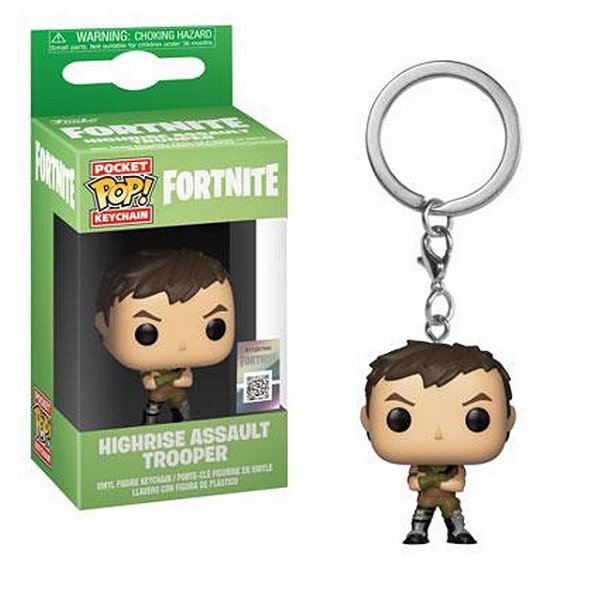 Funko Pop! Chaveiro Keychain Fortinite Highrise Assault Trooper